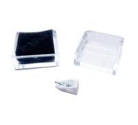Lapiglo Aguja de repuesto para tocadiscos Ortofon OM 3E, compatible con modelos Concorde OMT OD LM, lápiz capacitivo de punta alta, reproducción de audio transparente