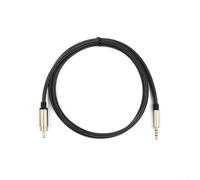 Lapiglo Cable de audio y vídeo coaxial digital de 3,5 mm, conector chapado en oro, conductor de cobre puro, carcasa de aleación de zinc, compatible con SPDIF para HDTV, cable de 2 m (1 m)