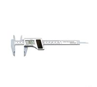 Lapiglo Calibrador digital solar 0-150mm 0.01mm resolución plástico Vernier Gauge bidireccional interno externo medición joyería y reliquias