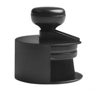 Lapiglo Cepillo aplicador de brillo de neumáticos de automóvil, mango ergonómico y cerdas de microfibra suaves resistentes a caídas para detalles de automóviles, limpieza de ruedas y molduras (negro)