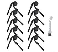 Lapiglo Cepillos laterales de repuesto 10 para paquete para Xiaomi para mijia S40 OV81, S40 Pro OV71GL, para 5c OV42CN, 5 OV31GL Robot Partes de repuesto para aspirador
