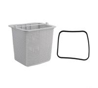 Lapiglo Cesta coladora de bomba de piscina blanca con junta de tapa SuperPump SPX1600M SPX1600S, instalar juego de recogida de desechos
