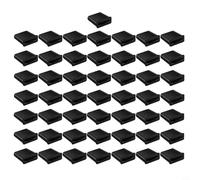 Lapiglo Cinta de goteo plegable de plástico negro de 5/8 pulgadas, líneas de riego de jardín, resistente a la intemperie, kit de ahorro de agua para césped y huerto, paquete de 50 (50 unidades)