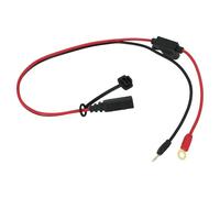 Lapiglo Conector de terminal de batería de coche GC002 X-for Connect M6, abrazadera de ojal, 53 cm, arnés de cableado negro, cable de goteo para cargador
