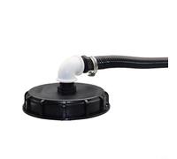 Lapiglo Cubierta DN150 IBC con manguera espiral y kit de boquilla Configuración automática de máquina de llenado de agua (25 mm)