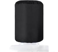 Lapiglo Cubierta impermeable del dispensador del agua del paño de Oxford a prueba de polvo a prueba de sol para la protección elástico lavable a máquina muebles de jardín negro 28x28x38cm (600D PVC)