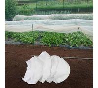 Lapiglo Cubierta protectora para plantas no tejidas, 300 x 45 x 45 cm, túnel de cultivo de invierno con marco, color blanco, a prueba de frío, para jardinería al aire libre