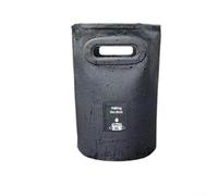 Lapiglo Cubo de pesca portátil plegable para manejo de agua al aire libre, cubo plegable, cubo de almacenamiento de camping, cubo plegable, práctico cubo plegable (20 L, negro)