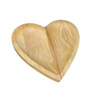 Lapiglo Cuenco de oración de corazón hecho a mano en tono de madera natural, espacio dedicado para tarjetas de oración y reflexiones, centro de mesa basado en la fe para iglesia o (color madera