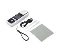 Lapiglo De mano para probador Brix 0-55% con para compensación automática de temperatura, IPX6 impermeable medidor de azúcar vino de miel (JBM-10)