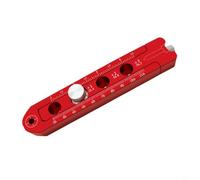 Lapiglo Dibujo circular ajustable para carpintería, para arte y diseño, regla ligera de aleación de aluminio con ajustes de diagramas precisos