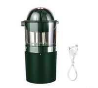 Lapiglo Exprimidor eléctrico de cítricos, con conos de acero inoxidable, inalámbrico, recargable por USB, exprimidor de naranja, silencioso, extractor de jugo de gran capacidad para la cocina del