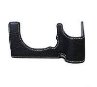 Lapiglo Funda de piel sintética para cámara Sony ILCE-7V que ofrece protección específica para zonas de alto desgaste y línea estética limpia (negro)