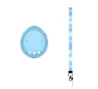 Lapiglo Funda protectora rígida de policarbonato Paradise con cordón, cobertura completa a prueba de golpes, protector de transporte ligero de viaje, azul claro (azul transparente)