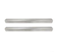 Lapiglo Gabinete tipo manga para tiras de protección, paquete de 2, 304 para cubiertas de cajones de acero inoxidable, puertas de cocina, protector de esquina antigolpes, plateado (17 pulgadas)