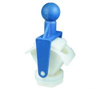 Lapiglo Grifo extractor de miel para apicultura, dispensador de botón fácil con 33 mm, válvula de compuerta de miel de plástico de grado alimenticio, colección eficiente, azul