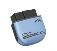 Lapiglo Herramienta de diagnóstico OBD2 del lector de código del motor del escáner para restablecer el motor, borrador de código de problemas automotriz (azul)