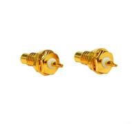Lapiglo HIFIMAN HE400 HE500 HE600 Conector hembra para auriculares, conector de cobre chapado en oro, reparación de bricolaje, negro (dorado)