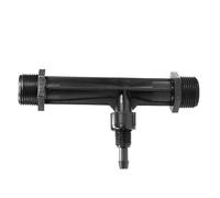 Lapiglo Inyector de fertilizante G3/4, sistema de riego agrícola, riego de jardín, 143 mm, color negro