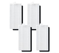 Lapiglo Juego de filtros lavables para Tesvor S7 para robot Pro para aspiradora, reduce las partículas de polvo transportadas por el aire, accesorios para aspiradora filtros de mano (paquete de 4)