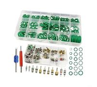 Lapiglo Kit de reparación de aire acondicionado de coche para R12 R134a, junta tórica y juego de núcleo de válvula