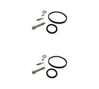 Lapiglo Kit de reparación de carburador de motor GX120 para modelos GX160 GX200, juego completo de revisión con válvula de juntas y principal
