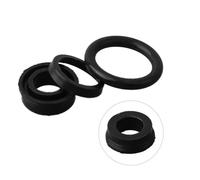 Lapiglo Kit de sello de pistón de freno de disco de aleación de aluminio para bicicleta, paquete de 3 sellos de aceite para reparación de anillo Magura MT2 MT4 MT5 MT6 MT7 MT8 plateado para negro