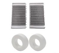 Lapiglo Limpiador de piscina para cepillo de repuesto y juego de anillos para DX3 para modelos DX4 M200, incluye cepillos de escalada 6101641-R2 y anillos 6101611-R4 Limpieza profunda (4 piezas)