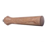 Lapiglo Mango ergonómico de café de madera M10, accesorio de portafiltro de espresso de madera maciza, diámetro de rosca de 10 mm (madera de pera)