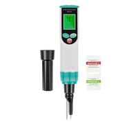 Lapiglo Medidor de pH de alimentos con sensor de temperatura para análisis de masa madre, carne, queso y suelo