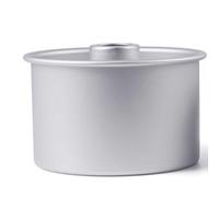Lapiglo Molde de tubo de gasa inferior extraíble, aluminio no anodizado para hornear pasteles de ángel, esponjas y postres de fiesta