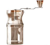 Lapiglo Molinillo de café de mano con rebaba de cerámica ajustable, molinillo manual portátil para prensa espresso, piezas desmontables fáciles de limpiar