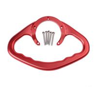 Lapiglo Motocicleta pasajero tanque de combustible agarre mango barra agarre para FZ1 FZ6 R1 R6 MT 09 (rojo)