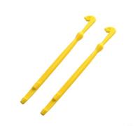 Lapiglo Motor de elevación eléctrica delantero izquierdo 2 3 6 para CX-5, para OEM D651-59-58XB, Regulador de ventana ABS de metal para reemplazo 2009-2018 (amarillo)