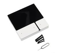 Lapiglo Panel de control compatible con MOES de 3.5 pulgadas, interruptor de pared de 3 relés con control remoto infrarrojo y teclado táctil, pantalla GFF blanca para Tuya Home Systems
