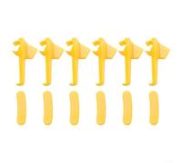 Lapiglo Paquete de 12 protectores de llanta de nailon para cabeza de pato, protectores de inserción de cambiador de neumáticos para herramientas de montaje/desmontaje, protección sin arañazos