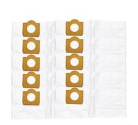 Lapiglo Paquete de 5/10 bolsas de vacío para Kärcher WD3 para mv3 SE4001, filtros de polvo de forro polar de alta eficiencia 6.959-130 (paquete de 10)