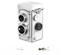 Lapiglo Para cámara digital compacta retro con video HD, cuerpo ABS ligero, vlogs diarios y uso en campus, para diseño clásico en varios colores (blanco)