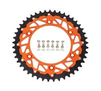 Lapiglo Para Dirt para bicicleta Piñón Acero Aleación de Aluminio 42T 45T 48T 50T 52T para EXC MXC SX para Naranja (45T)