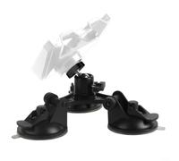 Lapiglo Para Mini Ventosa de Montaje de Coche para RV, Robusto Soporte de Plato ABS con Fuerte Sujeción, Configuración, Portátil 20x15x11cm Accesorio Negro
