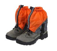 Lapiglo Polainas reflectantes para piernas para exteriores, hechas de nailon resistente al agua, ajustables, para senderismo, escalada y caminata por el desierto, color naranja