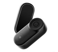 Lapiglo Portátil para mini cámara de acción impermeable con accesorio magnético, montaje de casco de diseño ABS, aventuras de grabación de vista en primera persona, blanco (negro)