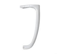 Lapiglo Refrigerador para manija de puerta compatible con refrigerador Indesit, montaje superior o inferior para pieza de repuesto, accesorio de cocina resistente, fácil instalación (mango superior)