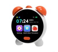 Lapiglo Reloj despertador robot de aprendizaje de IA para niños, asistente de voz con alarmas personalizadas, narrador de historias, sonidos relajantes para dormir, luz nocturna, gestión del tiempo