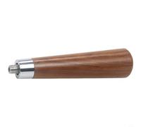Lapiglo Repuesto de mango de café espresso de madera maciza M10, accesorio de portafiltro de café, acabado pulido suave, agarre cómodo ergonómico (sándalo rojo)
