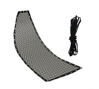 Lapiglo Repuesto para silla de columpio colgante de tela de asiento, 64 x 197 x 23 cm, tela de rombo con cuerda, kit de reparación de muebles de jardín para patio al aire libre (1 pieza sin bolsillos)