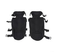Lapiglo Rodilleras ligeras de jardín con hebillas de liberación rápida, protectores de piernas de polietileno para poda y corte, equipo de protección transpirable para color negro