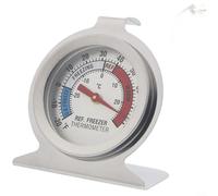 Lapiglo Termómetro de refrigerador de acero inoxidable, lectura precisa de -20 °C a 20 °C para congelador y refrigerador, para herramienta de cocina sin batería (estilo 1)