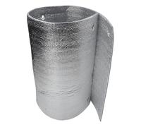 Lapiglo Ventana de aluminio de doble capa de 6 mm para película de aislamiento térmico reflectante de sombreado rollo bloqueador solar dormitorio, sala de estar, garaje, color plateado