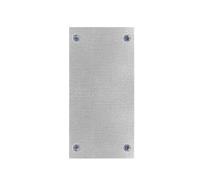Lapiglo Ventana de aluminio de doble capa para película de aislamiento de 6 mm de grosor, parasol reflectante para el hogar, verano, color plateado, 40 x 100 cm